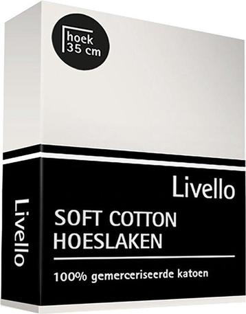 Livello hoeslaken offwhite 180x210 beschikbaar voor biedingen