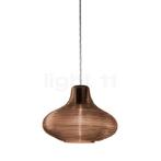 Panzeri Emma Hanglamp, plafondkapje zwart/glas tobacco, Verzenden, Nieuw