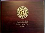 Verzameldoos Gouden Lunar 1 - 1 oz (12 munten), Postzegels en Munten, Munten | Oceanië, Verzenden, Losse munt, Goud