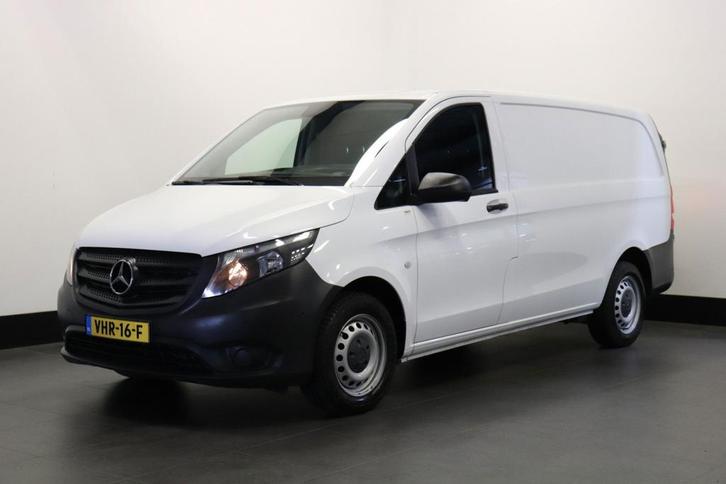 Zakelijke Lease |  Mercedes-Benz Vito 116 CDI Lang - EURO 6, Auto's, Bestelauto's, Lease, Zwart, Handgeschakeld, Wit, Financial lease