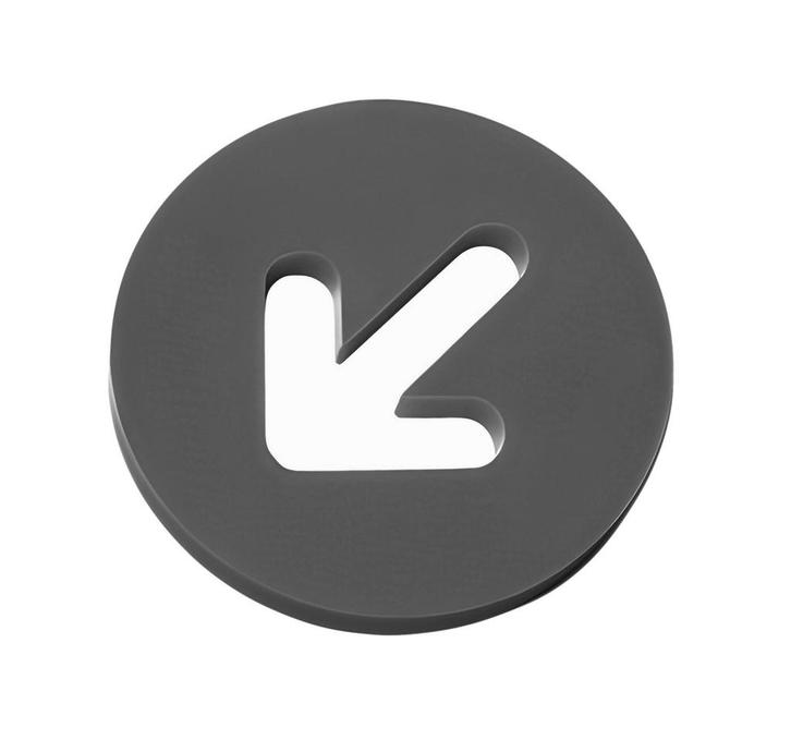 Kunststof pijl (8x80 mm, grijs, pmma, zelfklevend), Doe-het-zelf en Verbouw, Gereedschap | Handgereedschap, Nieuw, Ophalen of Verzenden