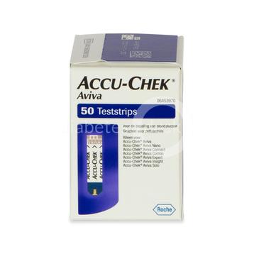 Accu Chek Aviva glucose teststrips - 50 stuks beschikbaar voor biedingen