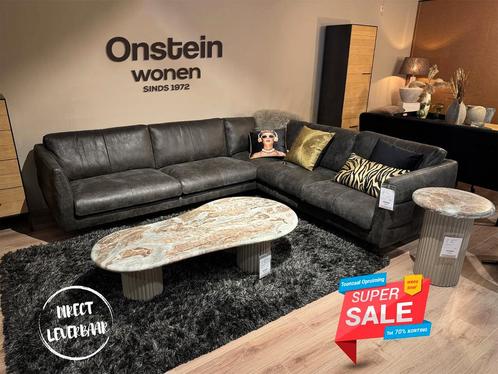 ***SALE*** Hoekbank Diva Het anker Africa Leder, Huis en Inrichting, Banken | Complete zithoeken, Verzenden