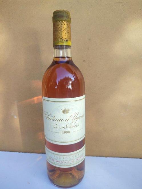 1990 Chateau dYquem - Sauternes 1er Cru Supérieur - 1 Fles, Verzamelen, Wijnen