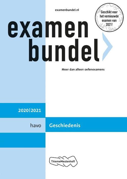 Examenbundel havo Geschiedenis 2020/2021 9789006781427, Boeken, Schoolboeken, Gelezen, Verzenden