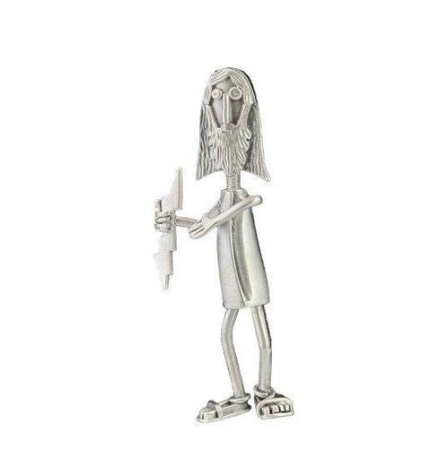 Zilveren God Zeus Donar Thor XL met bliksem in de hand ke..., Sieraden, Tassen en Uiterlijk, Kettinghangers, Verzenden