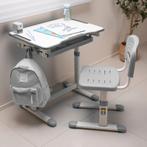 Kinderbureauset Sala kindertafel met 1 stoel grijs en wit [e, Kinderen en Baby's, Kinderkamer | Tafels en Stoelen, Verzenden, Nieuw