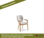 Niehoff Lugano Stoel Teak/Kunststofvezel - Alpine beige, Tuin en Terras, Ophalen of Verzenden, Nieuw, Overige materialen