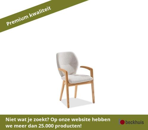 Niehoff Lugano Stoel Teak/Kunststofvezel - Alpine beige, Tuin en Terras, Tuinstoelen, Nieuw, Overige materialen, Ophalen of Verzenden