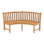 Ronde bank teak 200x53x92cm, Huis en Inrichting, Ophalen of Verzenden, Nieuw