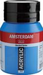 Amsterdam acrylverf, flesje van 500 ml, primair cyaan