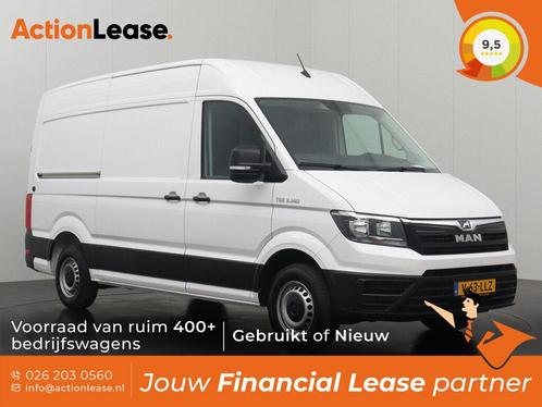 MAN TGE L3 H3 2022 €378 per maand, Auto's, Bestelauto's, Lease, Zwart, Automaat, Financial lease, BTW verrekenbaar, Diesel, Wit