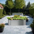 Hoge plantenbak Flormma, 942l, verzinkt, 200x100x60cm - zilv, Verzenden, Nieuw