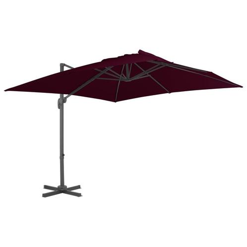 vidaXL Zweefparasol met aluminium paal 300x300 cm, Tuin en Terras, Parasols, Nieuw, Verzenden