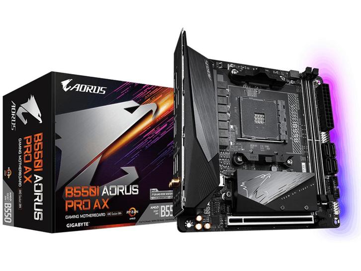 Gigabyte B550I AORUS PRO - Micro ATX Moederbord - AMD B550, Computers en Software, Moederborden, Nieuw, Verzenden