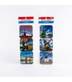 Set van 6 kurk onderzetters met full colour Hollandse Molens, Ophalen of Verzenden, Nieuw