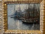 Fausto Pratella (1888-1964) - Una sera al porto, Antiek en Kunst