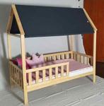 Aanpasbaar grenen huisbed 80x160 cm - DIY kinderbed met m..., Kinderen en Baby's, Kinderkamer | Bedden, Ophalen of Verzenden, Nieuw