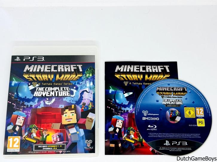 Playstation 3/ PS3 - Minecraft - Story Mode - The Complete A, Spelcomputers en Games, Games | Sony PlayStation 3, Gebruikt, Verzenden