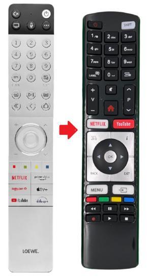 Loewe 74003A12 afstandsbediening, Audio, Tv en Foto, Afstandsbedieningen, Verzenden