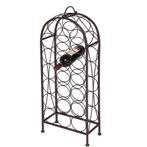 Ambiente Haus Flessenhouder kl. 85 cm- antiek-bruin (1 stuk), Huis en Inrichting, Woonaccessoires | Wijnrekken, Verzenden, Nieuw
