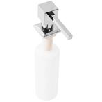 REA Inbouw zeepdispenser - rechthoekig design - chroom -..., Ophalen of Verzenden, Nieuw