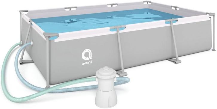 Avenli opzetzwembad 300 x 207 x 65 cm met filterpomp, Tuin en Terras, Zwembaden, Nieuw, Ophalen of Verzenden