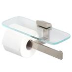 Toiletrolhouder Dubbel Geesa Shift met Planchet Geborsteld, Ophalen of Verzenden, Nieuw, Bad