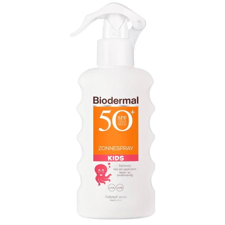 Biodermal Kids SPF50+ Zonnespray, Sieraden, Tassen en Uiterlijk, Uiterlijk | Lichaamsverzorging, Nieuw, Verzenden