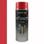 Motip Deco Effect Metallic Rood 400 ml, Nieuw, Verzenden