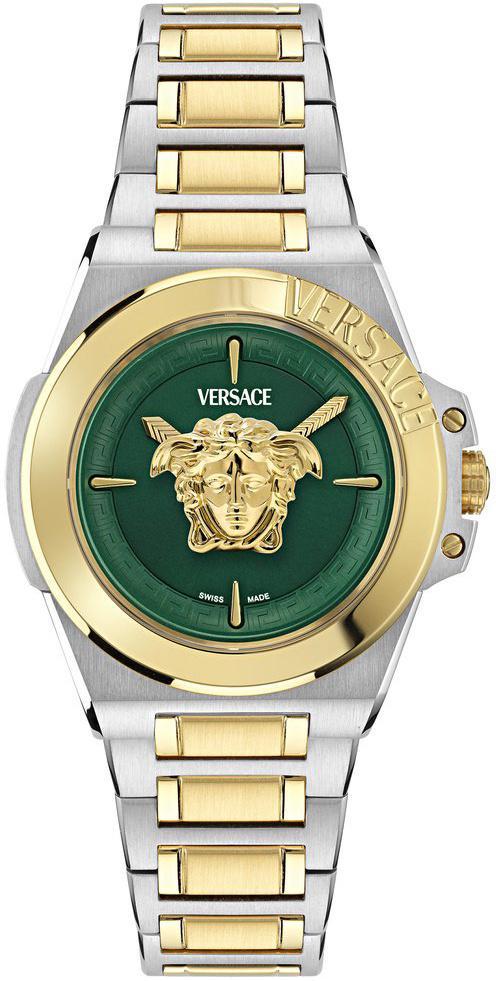 Versace VE8D00524 Hera dameshorloge 37 mm, Sieraden, Tassen en Uiterlijk, Horloges | Dames, Staal, Nieuw, Staal, Overige merken