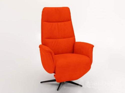 Relaxfauteuil Heino - relaxfauteuils - Oranje, Huis en Inrichting, Stoelen, Nieuw, Leer