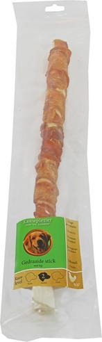 Natuurlijke snack zak gedraaide stick met kip 40 cm - Gebr., Dieren en Toebehoren, Honden | Herdershonden en Veedrijvers