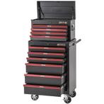 Gereedschapswagenset rood/zwart 10 laden, Ophalen of Verzenden, Nieuw