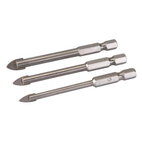 Silverline Tegel- en glassnijder set - zeskant aansluitin..., Doe-het-zelf en Verbouw, Gereedschap | Handgereedschap, Nieuw, Ophalen of Verzenden