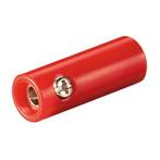 Banaan contrastekker | V | Goobay (Schroefklem, 4 mm, Rood), Verzenden, Nieuw