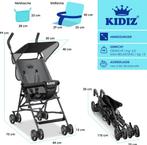 Kinderwagen CITY - Buggy - opvouwbaar - 360° - 4-inch, Kinderen en Baby's, Buggy's, Verzenden, Nieuw