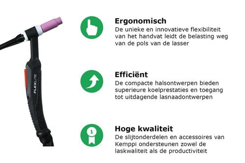 Kemppi TX 223G 8m TIG-toorts, Zakelijke goederen, Machines en Bouw | Lastechniek, Ophalen of Verzenden