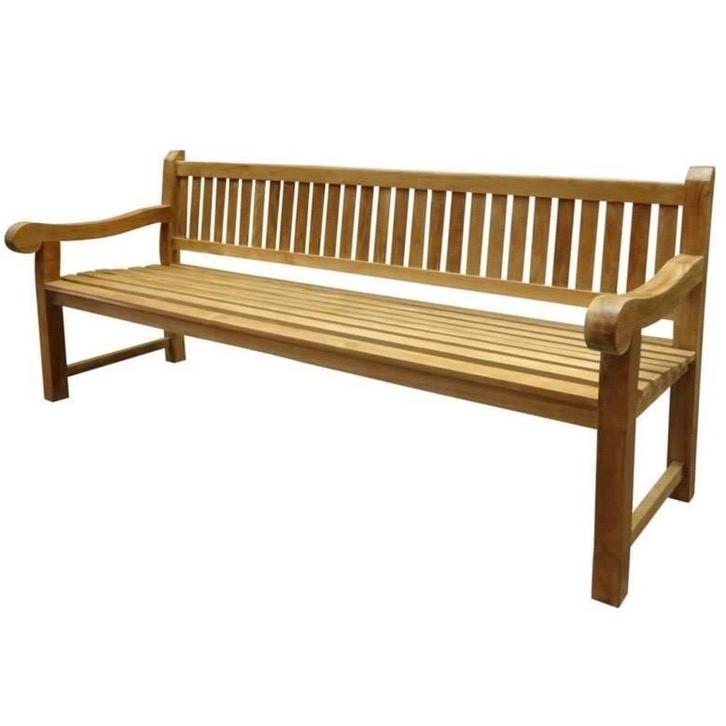 Elephant tuinbank 220x61xH91 cm teak, Tuin en Terras, Tuinsets en Loungesets, Nieuw, Teakhout, Ophalen of Verzenden