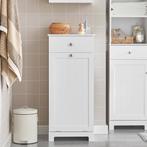 2dekans | SoBuy Badkamerkast - met Wasmand - 40 x 90x 38 cm, Huis en Inrichting, Woonaccessoires | Spiegels, Ophalen of Verzenden