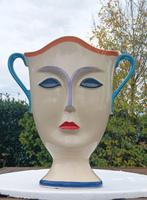 Ernio Simone - Vaas - ovaal - Keramiek - Handgeschilderd, Antiek en Kunst