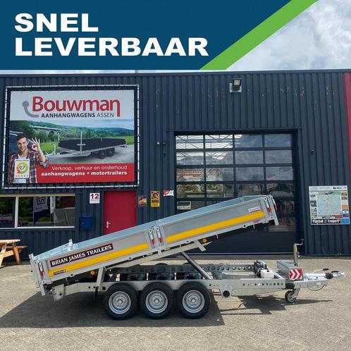 Aanhanger Brian James Cargo Tipper 2 360x200 3500kg, Auto diversen, Aanhangers en Bagagewagens, Ophalen of Verzenden