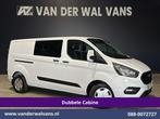 Ford Transit Custom | 2.0 TDCI 131pk L2H1 Dubbele Cabine, Auto's, Gebruikt, Euro 6, Wit, Dealer onderhouden
