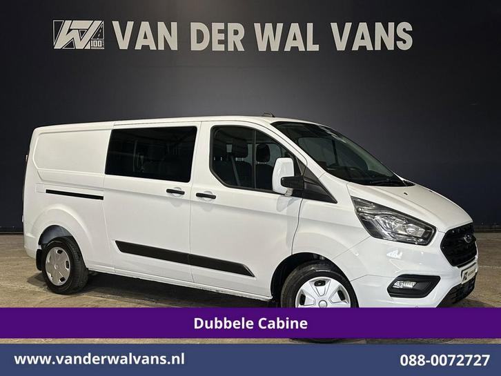 Ford Transit Custom | 2.0 TDCI 131pk L2H1 Dubbele Cabine, Auto's, Bestelauto's, Dealer onderhouden, Te koop, Handgeschakeld, Diesel