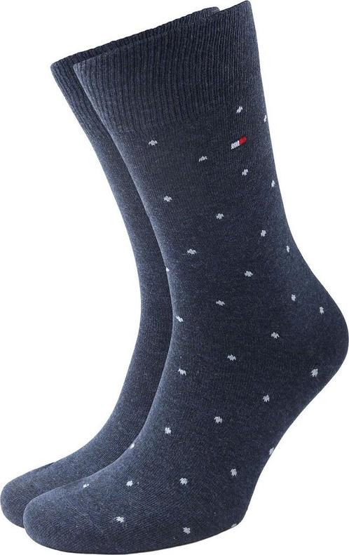 Tommy Hilfiger 2-Pack Sokken Blauw 003 maat 43-46 Heren, Kleding | Heren, Sokken en Kousen, Blauw, Nieuw, Verzenden