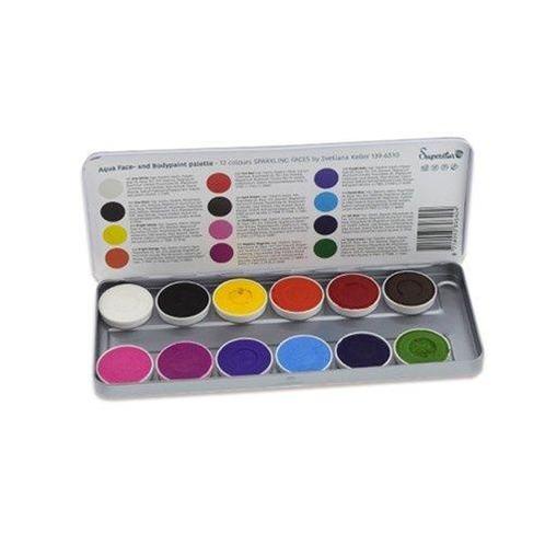 Superstar schmink palet regenboog, Hobby en Vrije tijd, Feestartikelen, Feestartikel, Nieuw, Verzenden