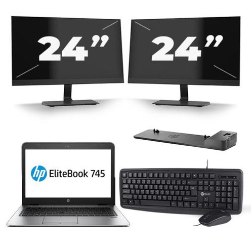 HP EliteBook 745 G4 - AMD PRO A10-8730B - 14 inch - 8GB RAM, Computers en Software, Windows Laptops, Zo goed als nieuw, Verzenden