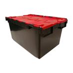 Distributiebak, 710x460x360 mm, PP, Zwart met rode deksel,, 40 tot 60 cm, 50 tot 75 cm, Ophalen of Verzenden, Nieuw