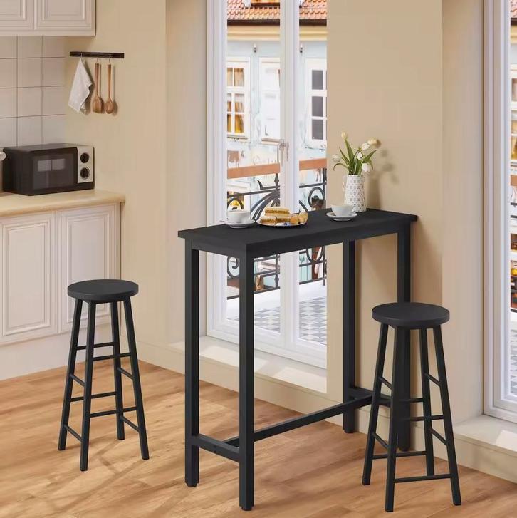 Nieuwe Industriële Bartafel – Zwart Design 100x40cm Bar, Huis en Inrichting, Barren, Nieuw, Verzenden