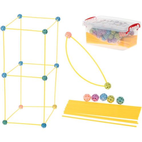 Geometrische constructie XL set 320 delig - Bouwrietjes in, Kinderen en Baby's, Speelgoed | Bouwstenen, Ophalen of Verzenden